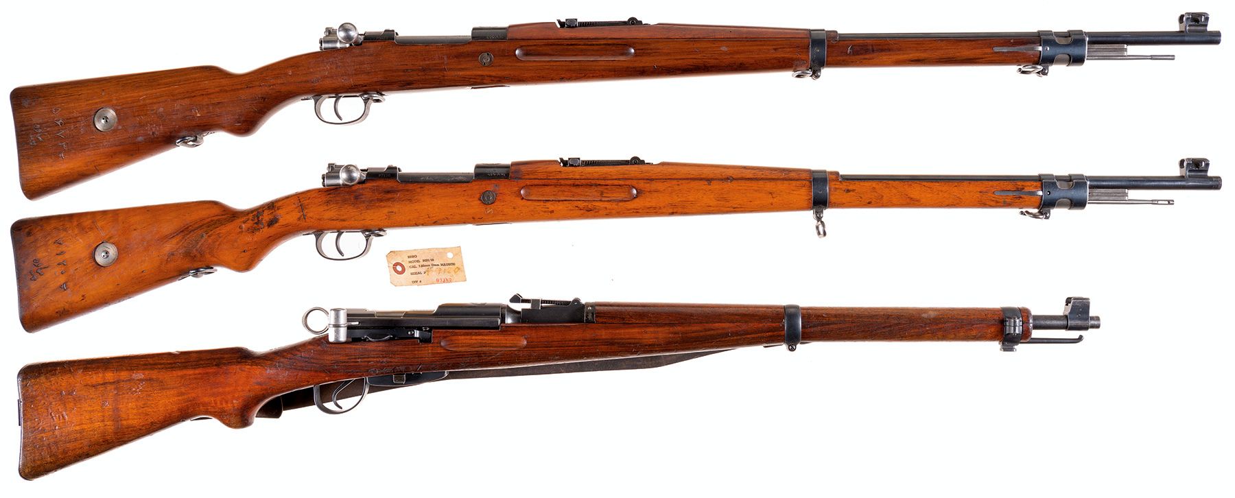 Three Bolt Action Military Rifles -A) Persian Model 98/29 Mauser | Rock ...