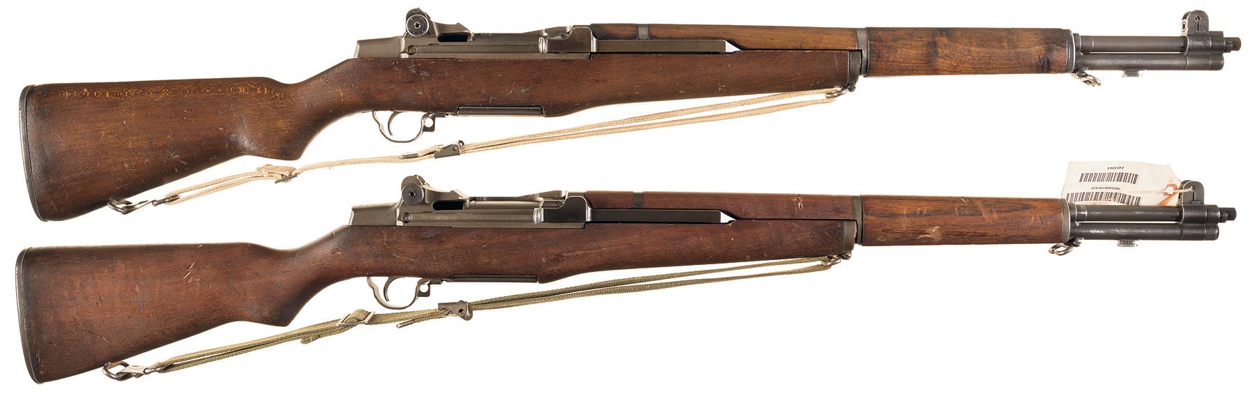 Two M1 Garand Semi-Automatic Rifles, Breda/Winchester | Rock Island Auction