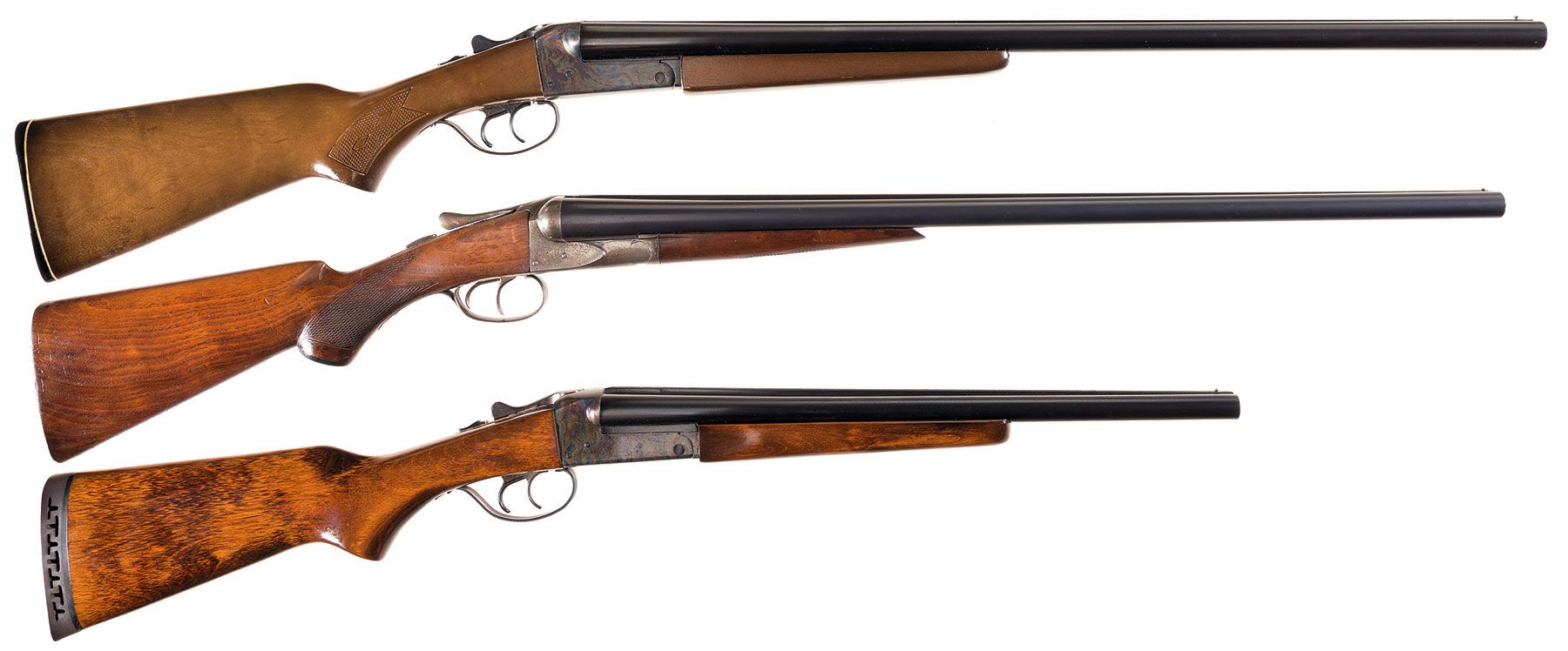 Three Double Barrel Shotguns -A) Stevens Model 311 Shotgun | Rock ...