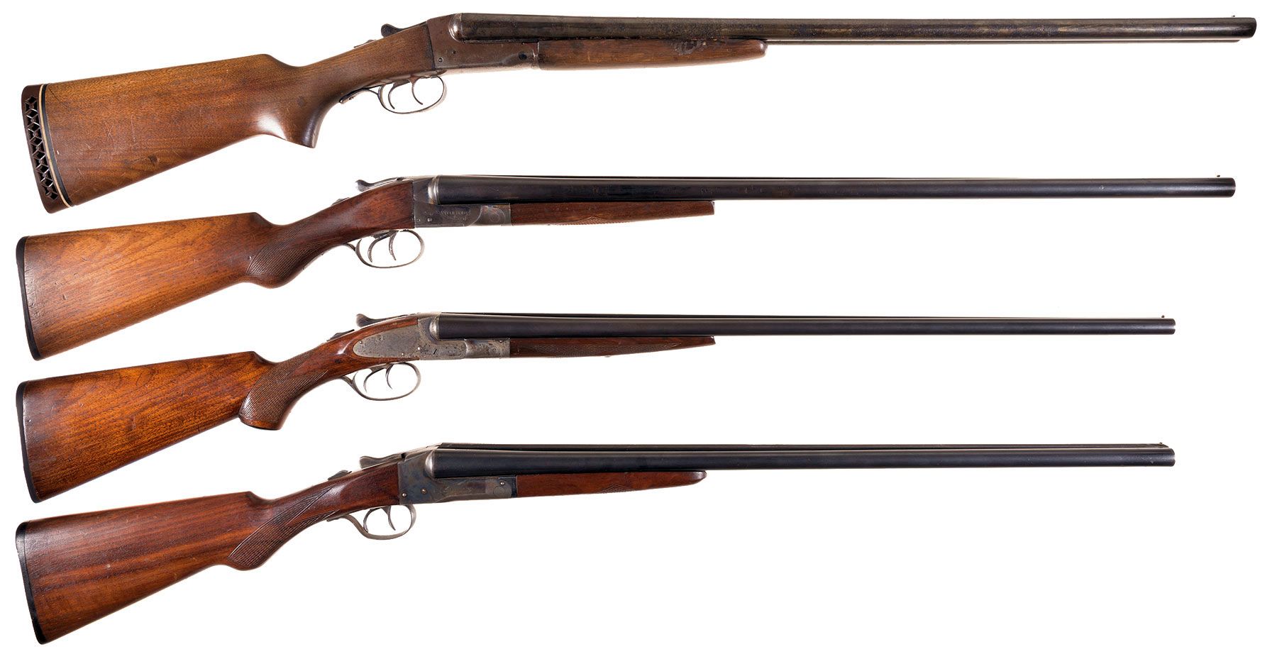 Four Double Barrel Shotguns -A) Savage Springfield Model Shotgun | Rock ...