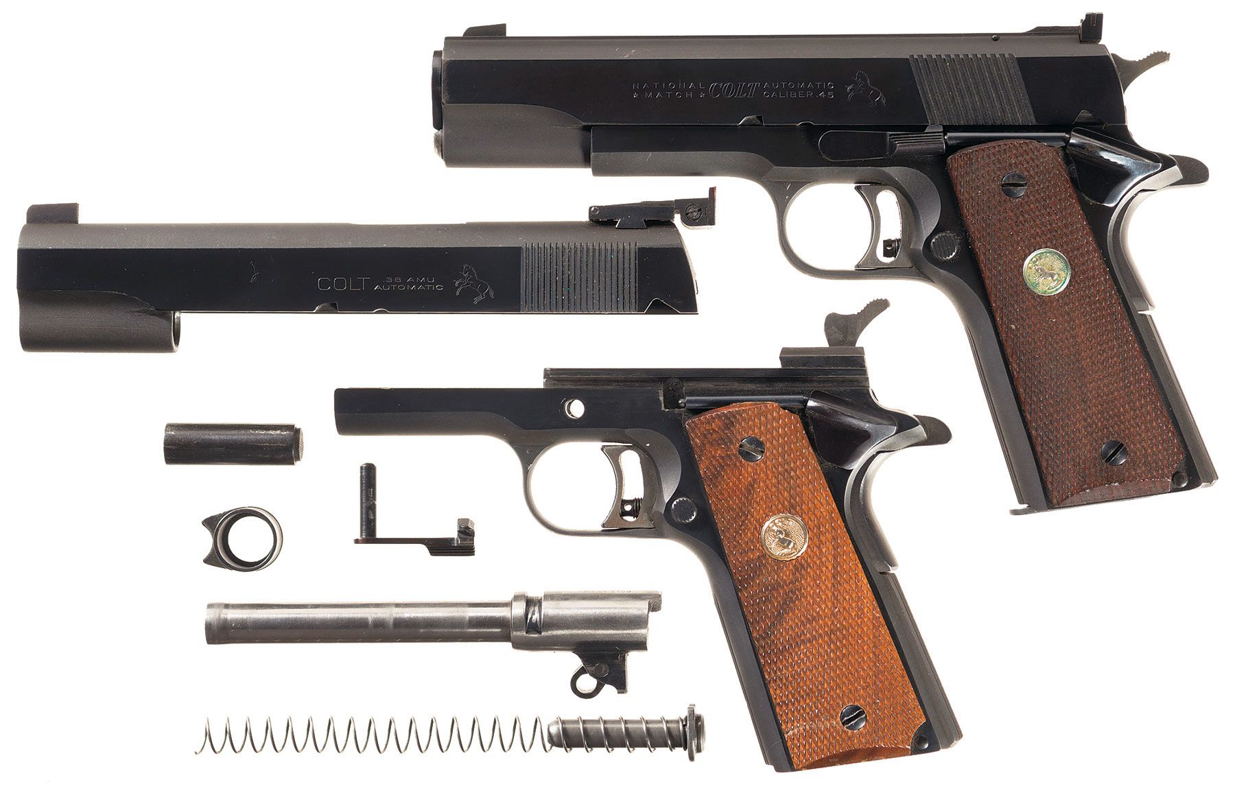 Two Colt Semi-Automatic Pistols -A) Colt National Match Pistol | Rock ...