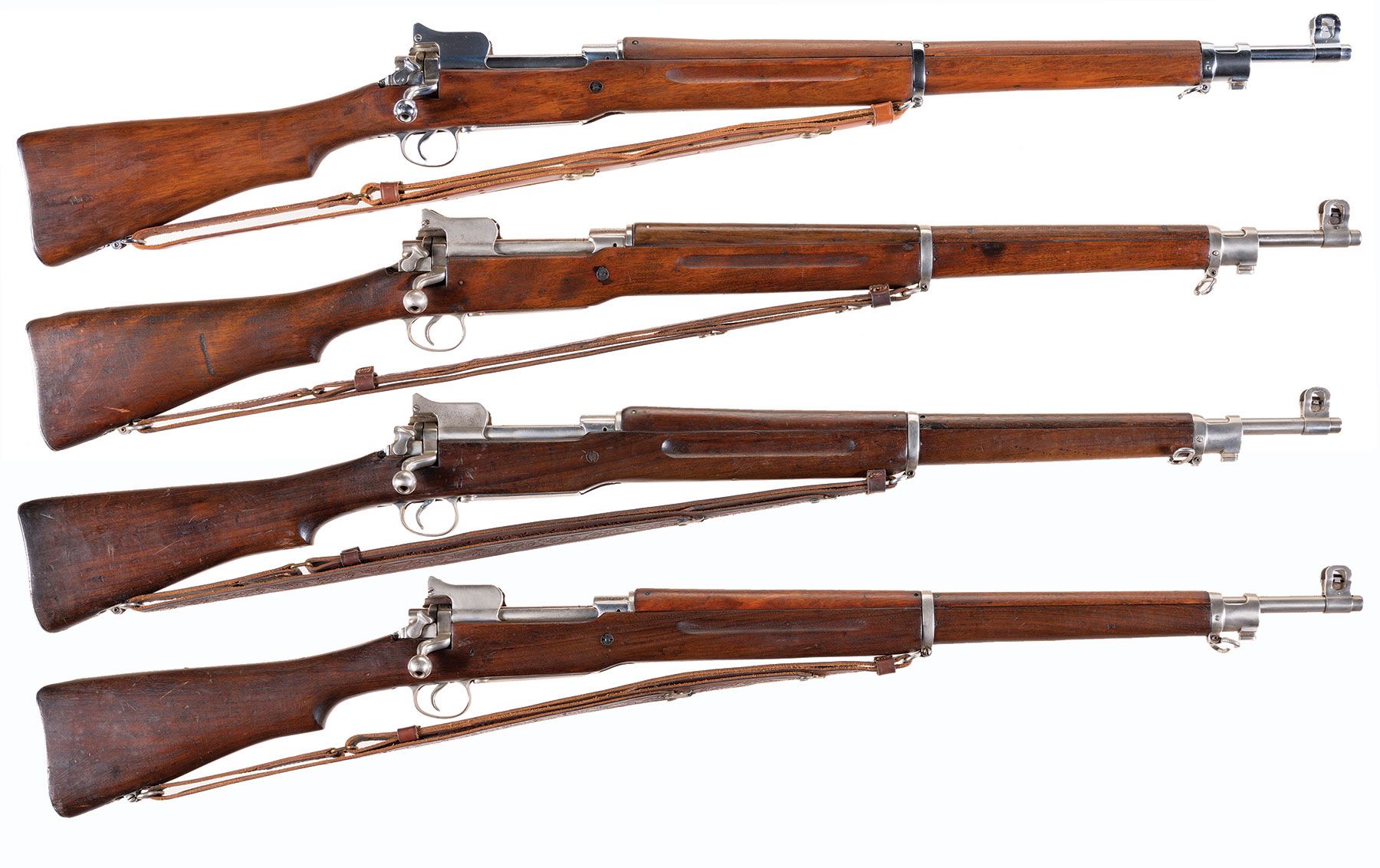 Four U.S. Eddystone Parade Model 1917 Bolt Action Rifles | Rock Island ...