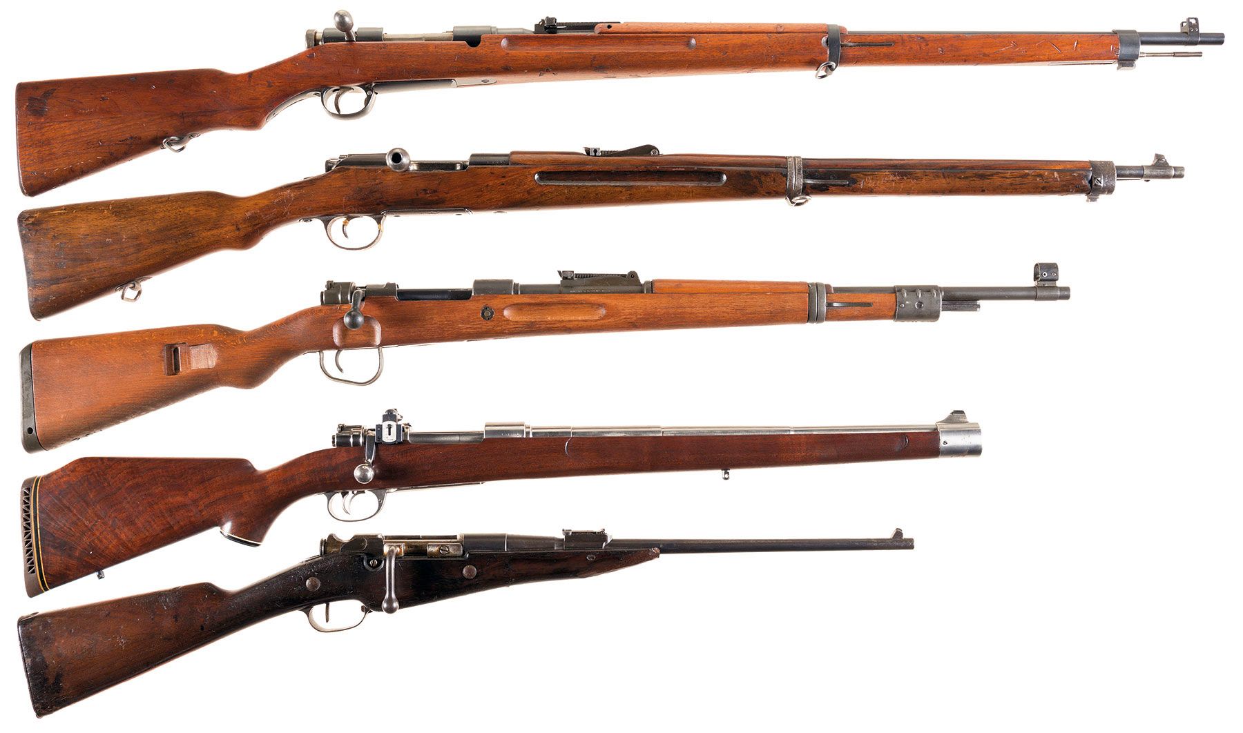 Five Military Bolt Action Rifles -A) Koishikawa Type 38 Rifle | Rock ...