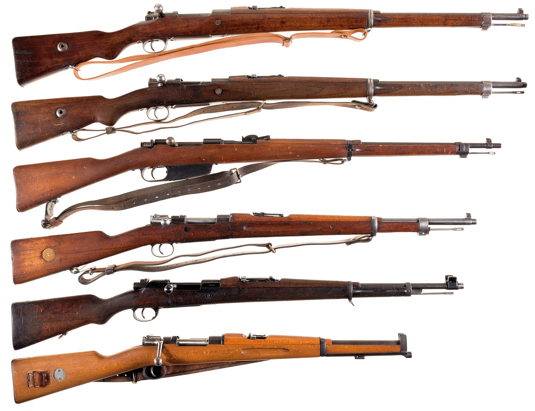 Six Military Bolt Action Longarms -A) Turkish Model 1903 Mauser | Rock ...