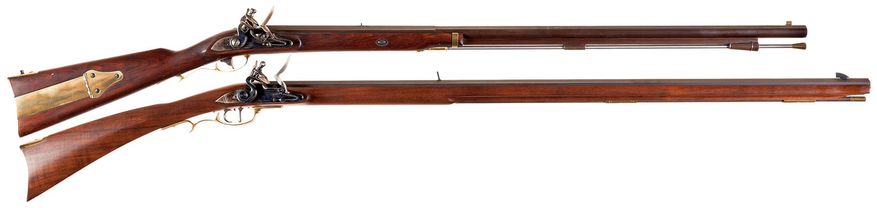 Two Pedersoli Flintlock Rifles -A) Pedersoli Harpers Ferry Model | Rock ...