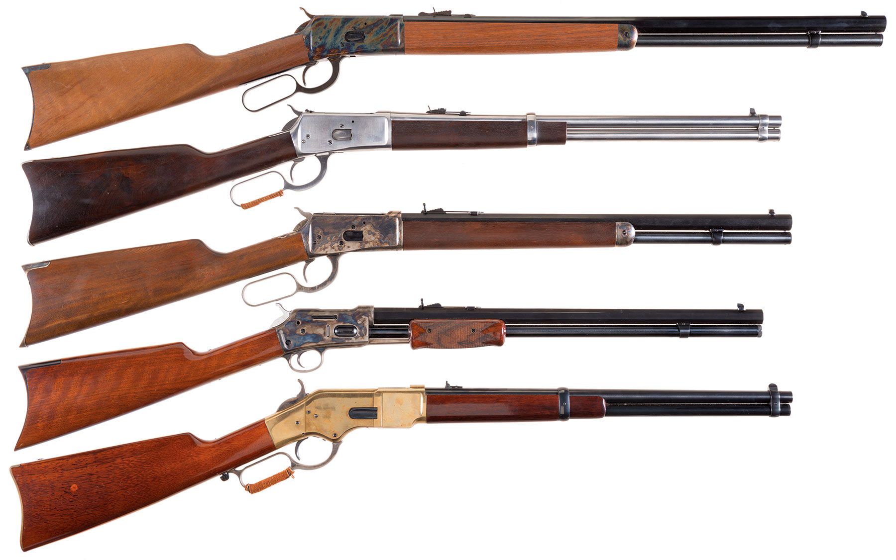 Five Sporting Longarms A) Navy Arms Co. Model 1892 Lever Action Rock