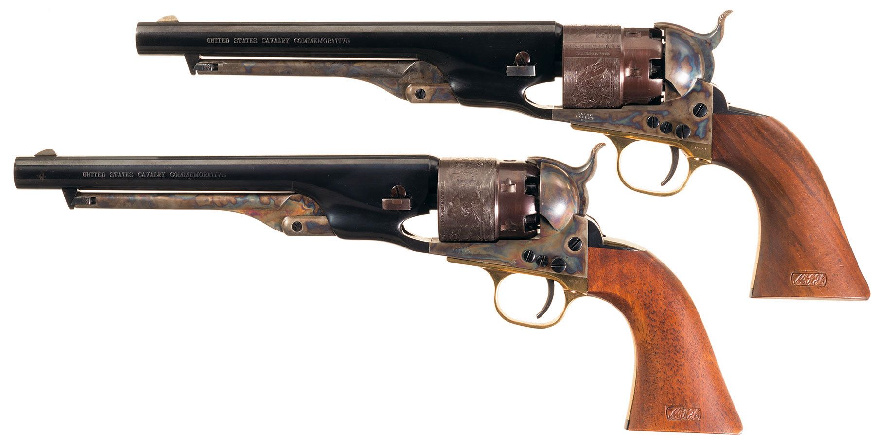 Pair of U.S. Cavalry Commemorative Colt 1860 Army Revolvers | Rock ...