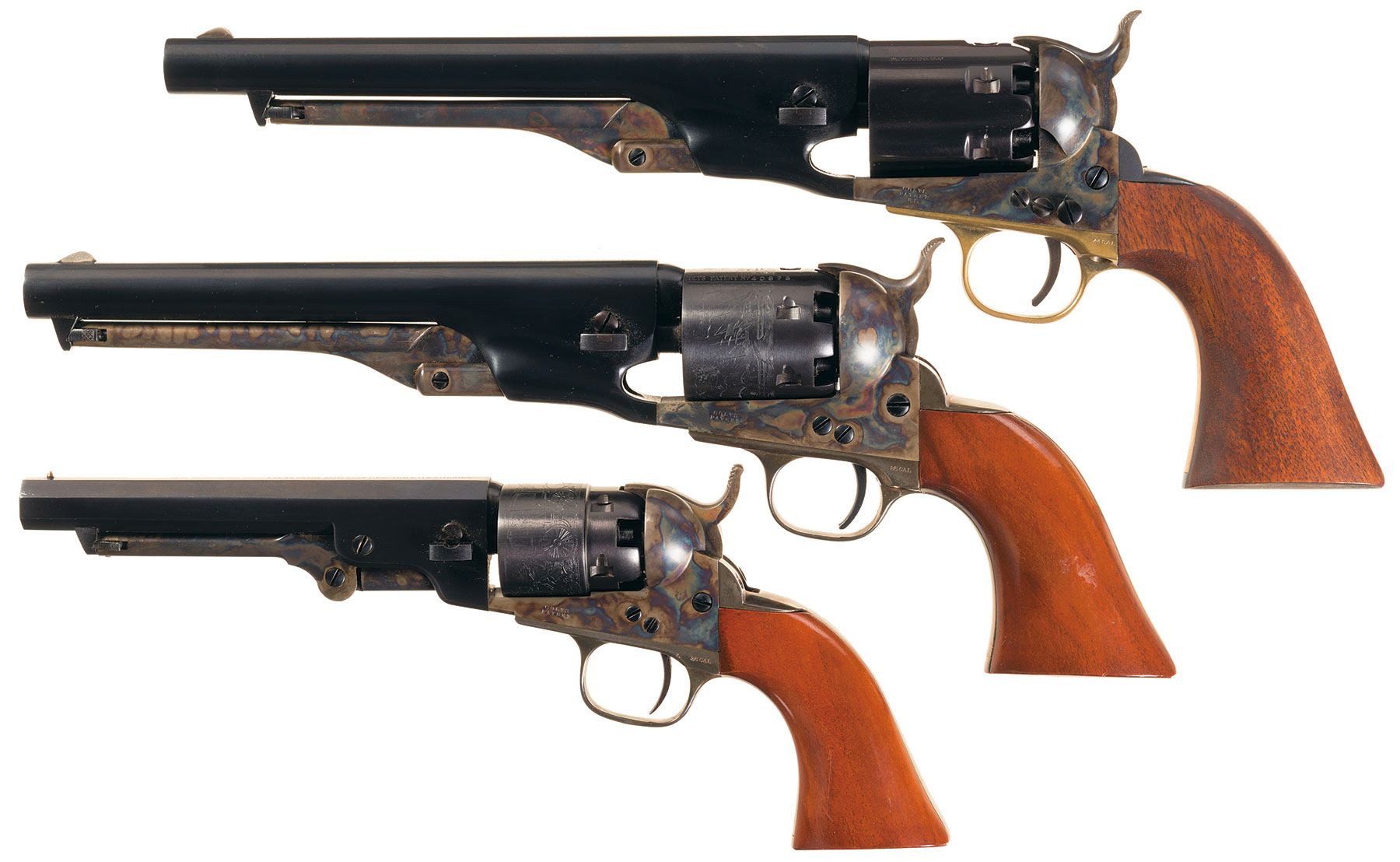 Three Reproduction Colt Percussion Revolvers | Rock Island Auction