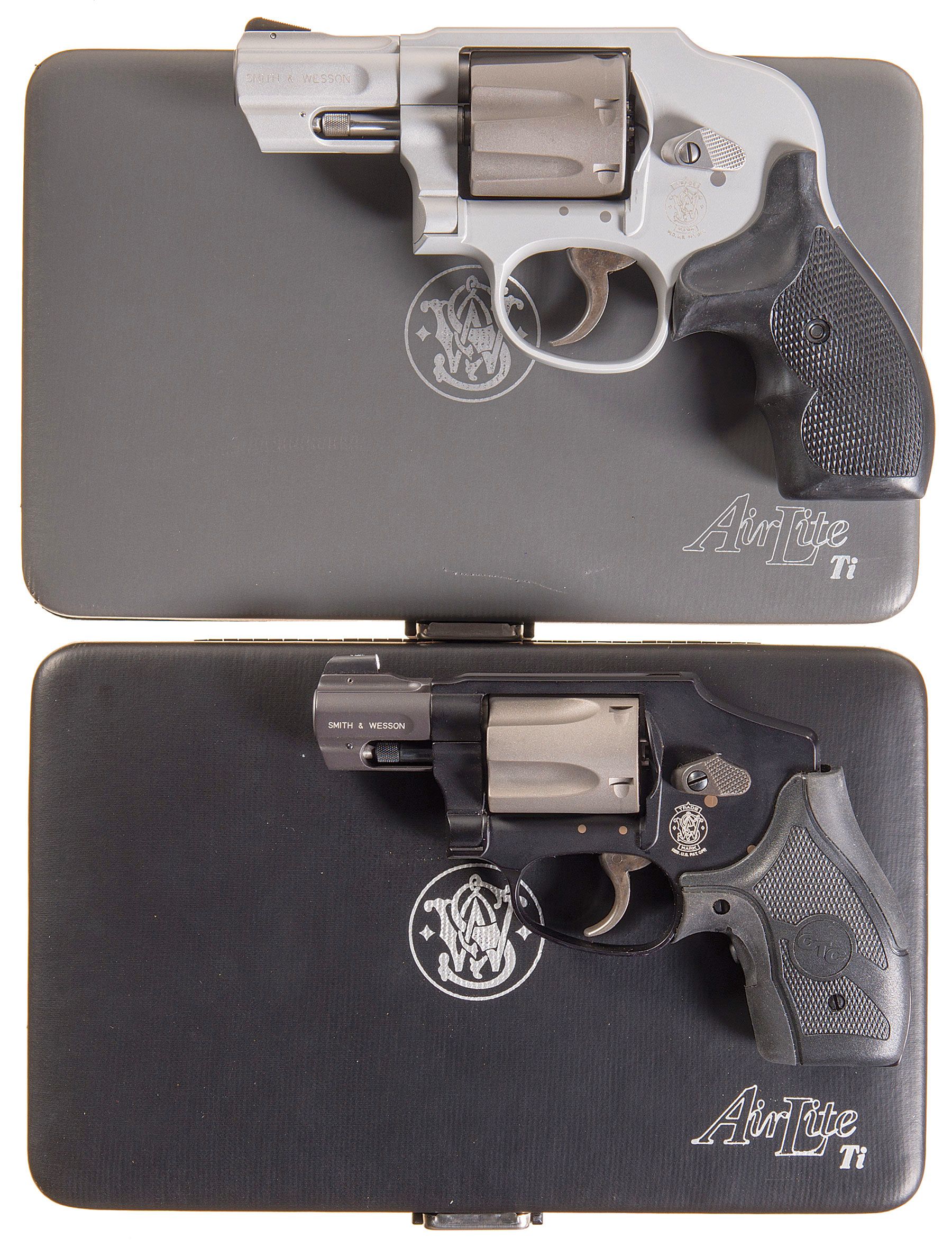 Two Smith & Wesson Double Action Revolvers with Boxes - | Rock