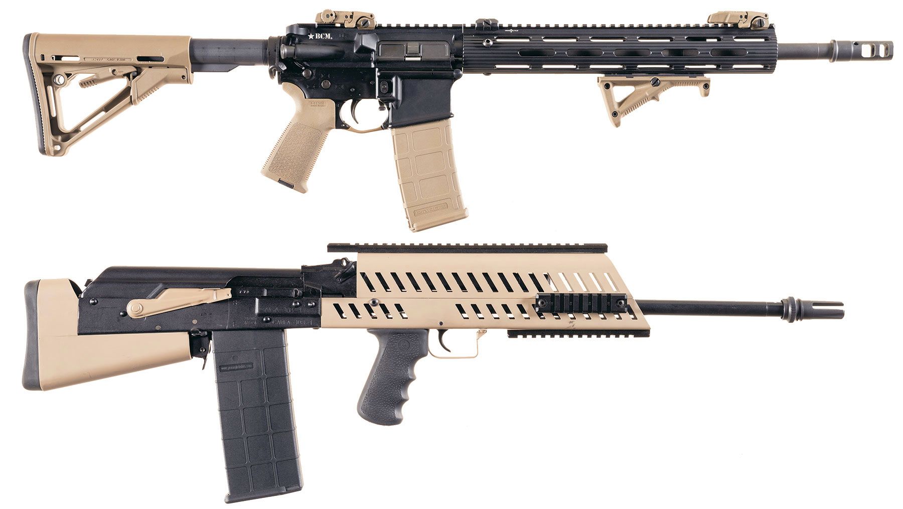 Two Semi-Automatic Rifles -A) Spike's Tactical ST15 Rifle | Rock Island ...