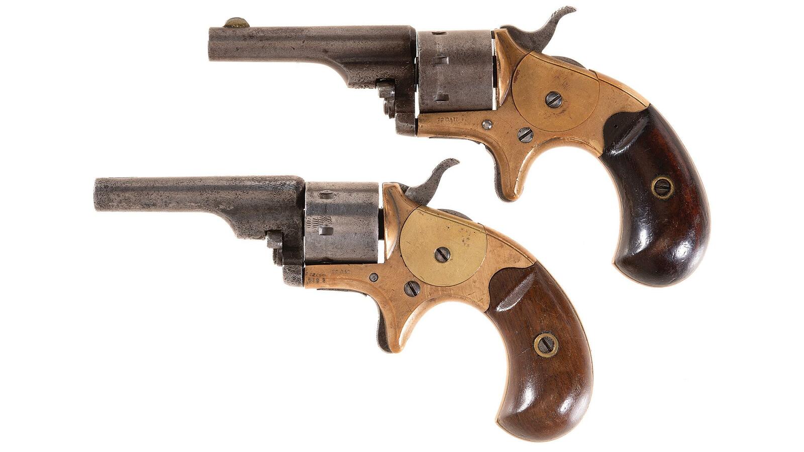 Two Antique Colt Open Top Pocket Revolvers | Rock Island Auction