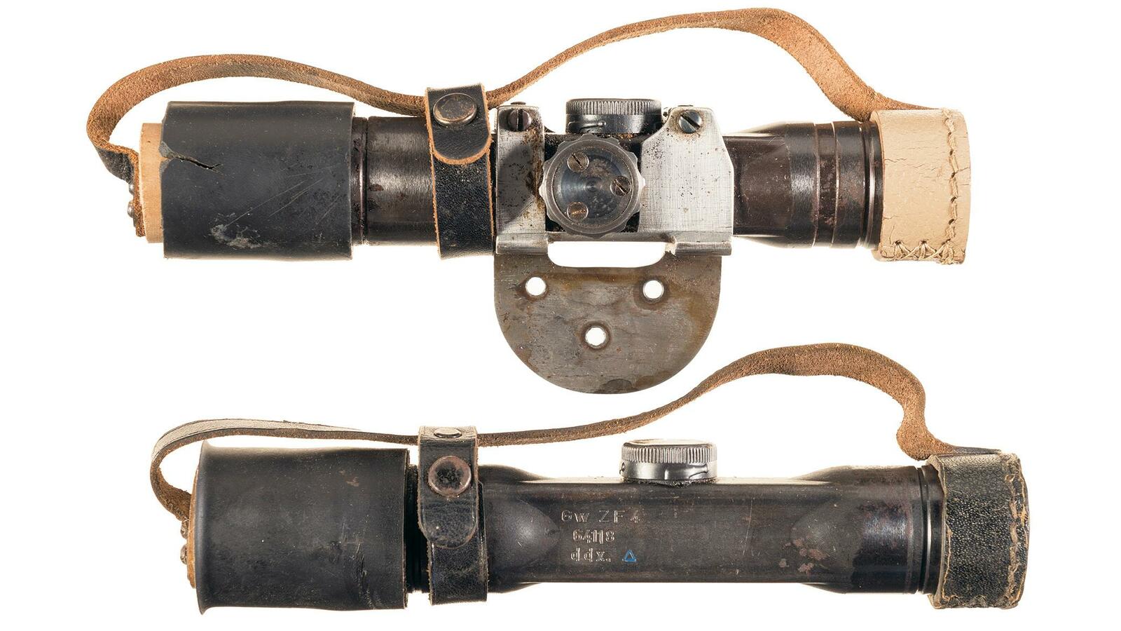 Two Nazi German Rifle Scopes Rock Island Auction