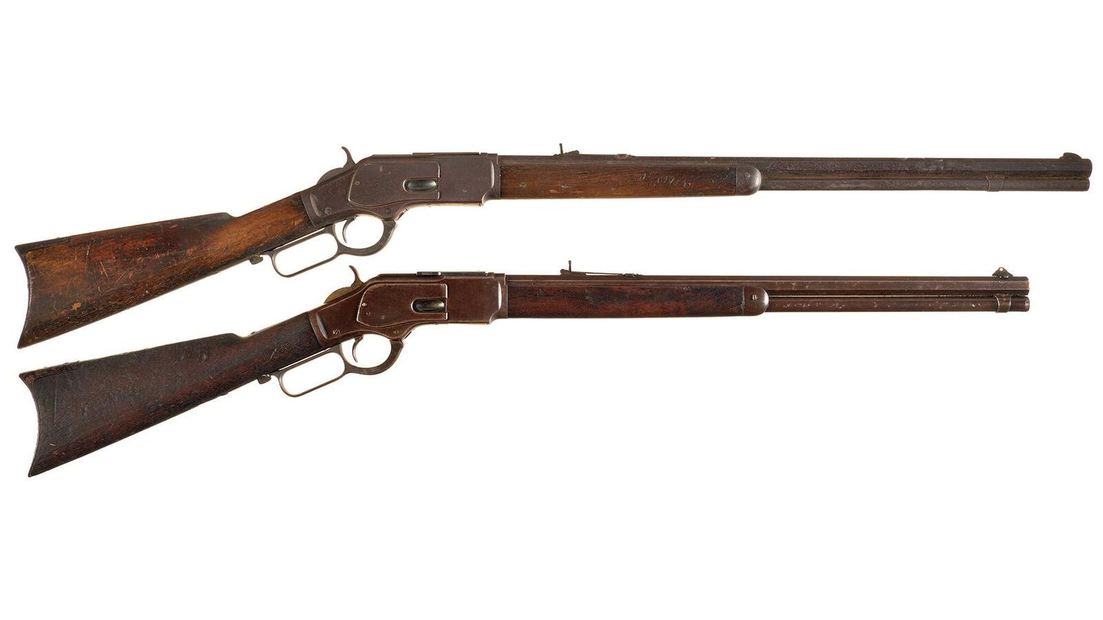 Two Winchester Model 1873 Lever Action Rifles Rock Island Auction