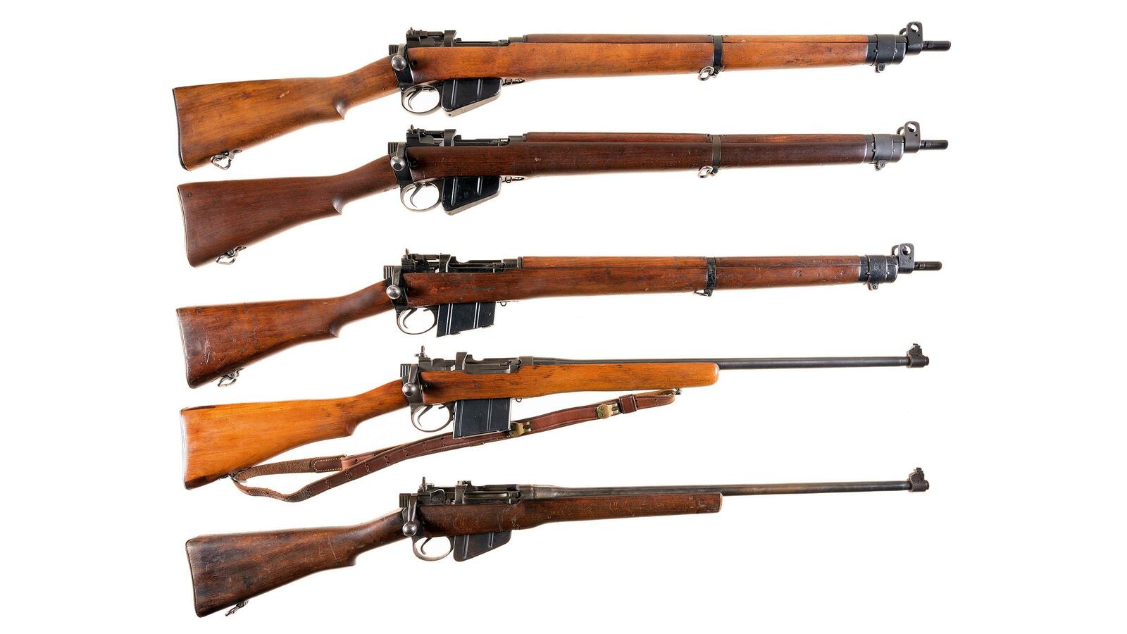 Five British Military Bolt Action Rifles | Rock Island Auction