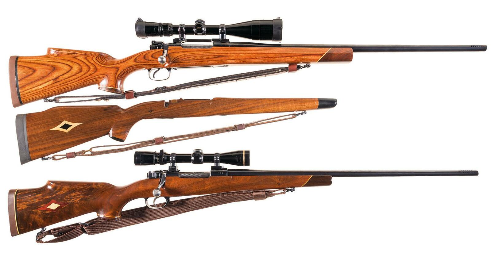 Two Mauser Bolt Action Sporting Rifles w/ Scopes | Rock Island Auction