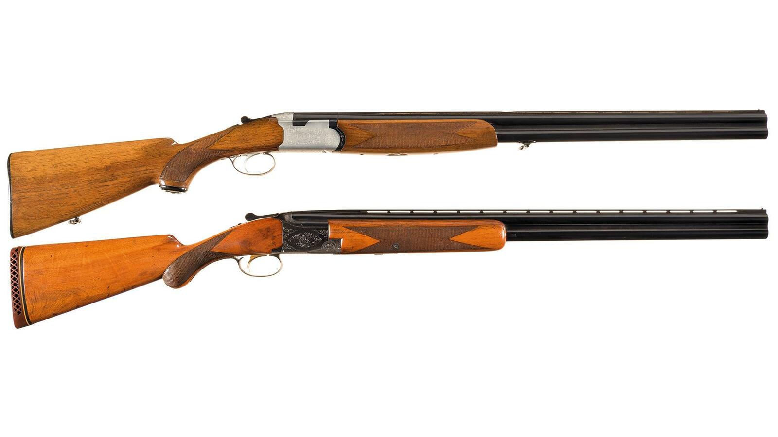 Two Factory Engraved Over/Under Shotguns | Rock Island Auction