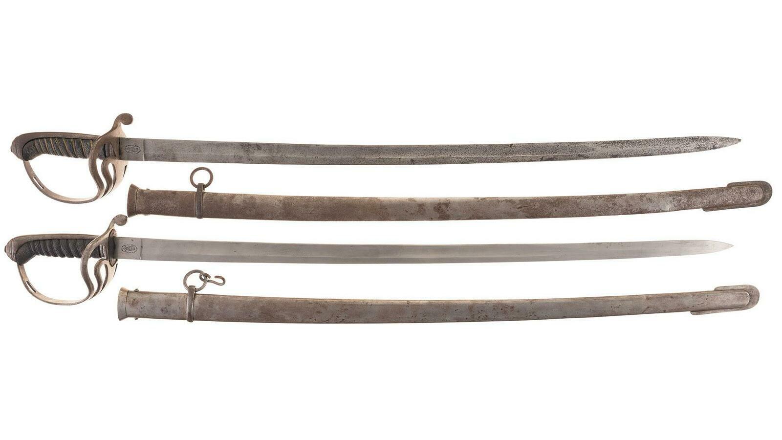 two-spanish-swords-one-with-custer-inscription