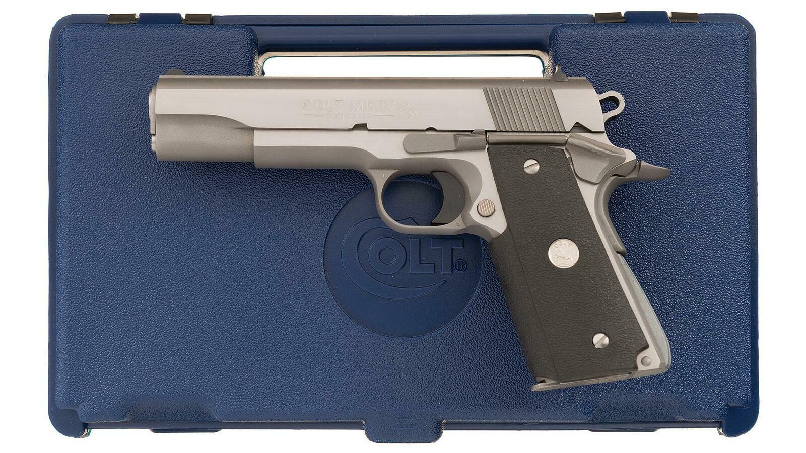 Colt Mk IV Series 80 Government Model Pistol, Case | Rock Island Auction