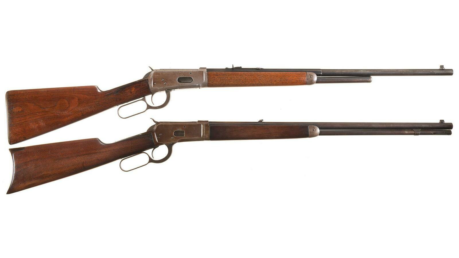 Two Winchester Lever Action Rifles Rock Island Auction