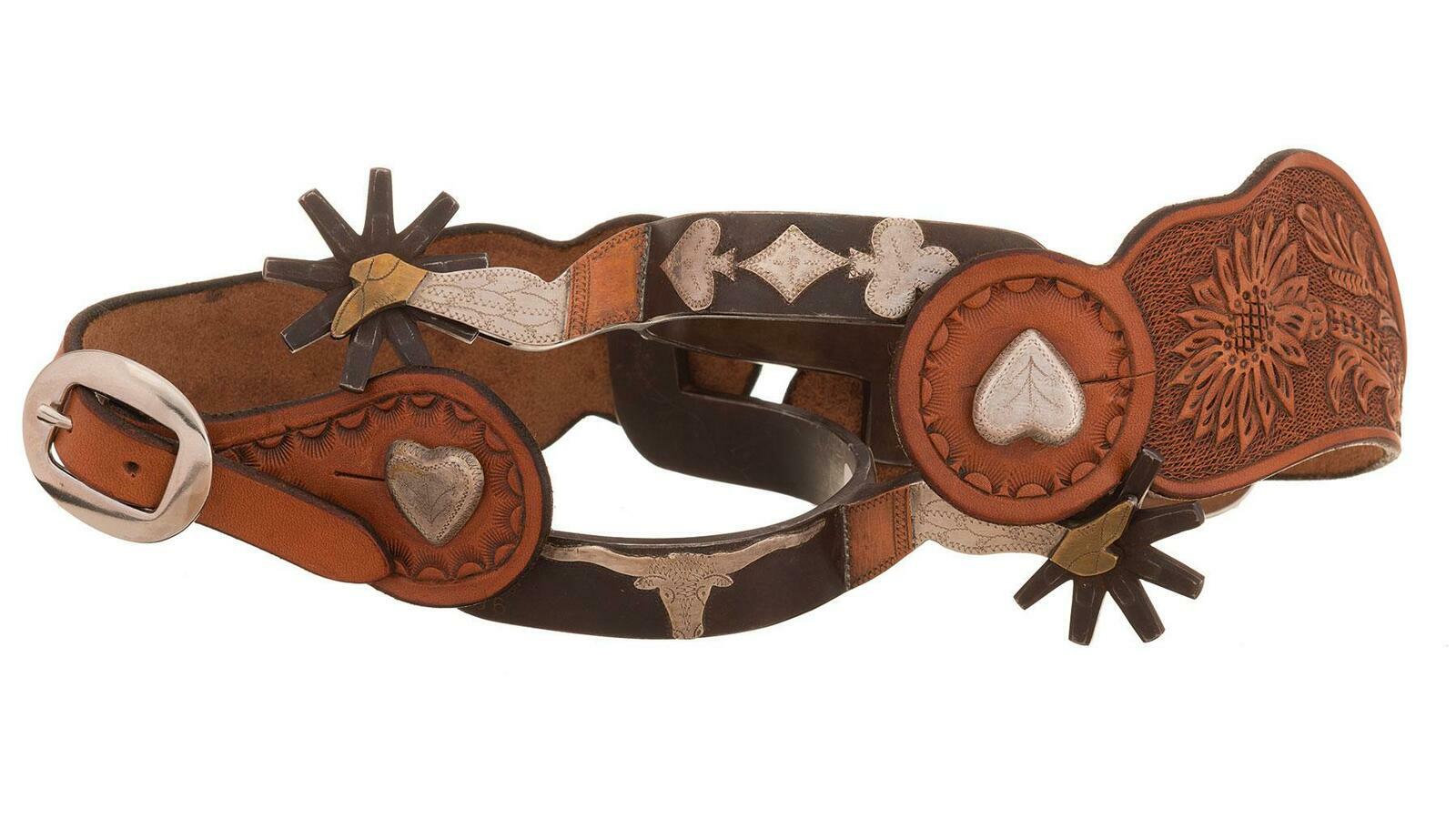 Two Pairs of Spurs by the Sons of Famous Spur Maker Rock Island Auction