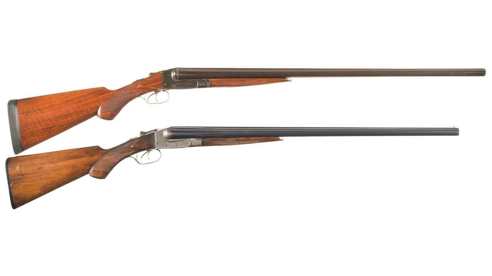 ithaca double barrel shotgun identification