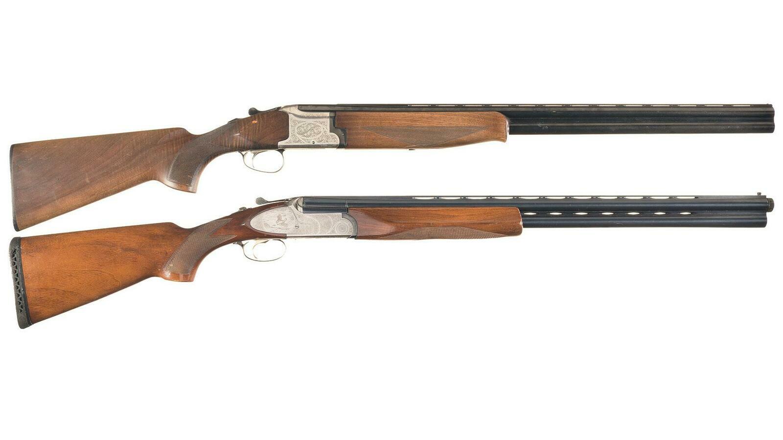 Two Engraved Over/Under Shotguns | Rock Island Auction