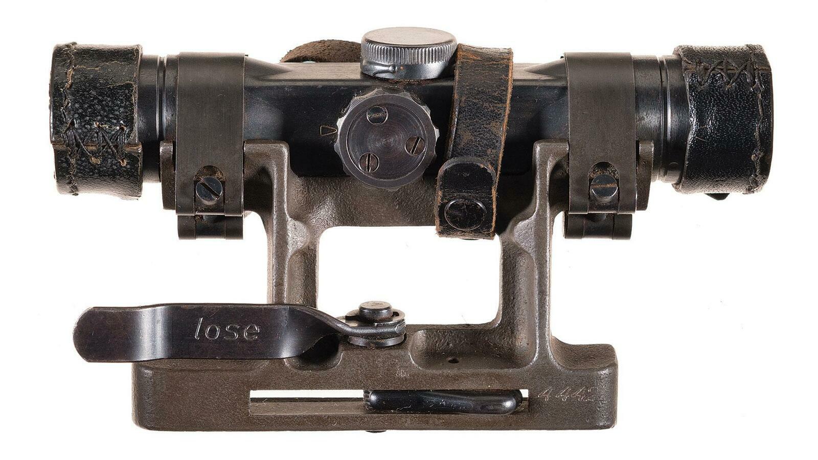 World War II German ZF4 Sniper Scope and Mount | Rock Island Auction