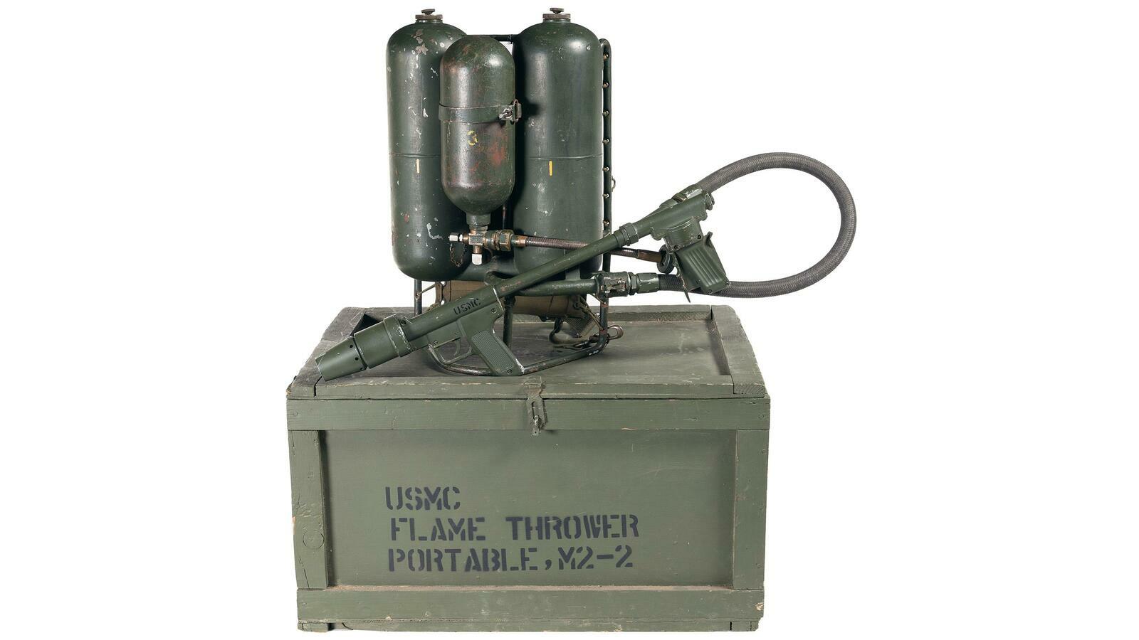 U.S. M2A1-2 Flame Thrower with Crate | Rock Island Auction