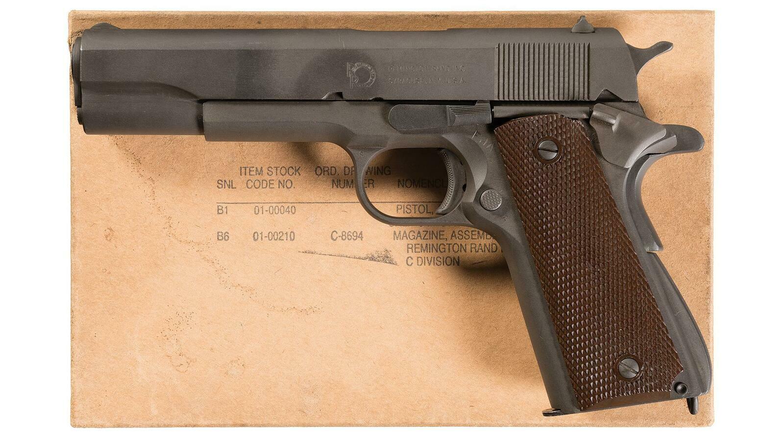 remington rand 1911a1 reproduction box
