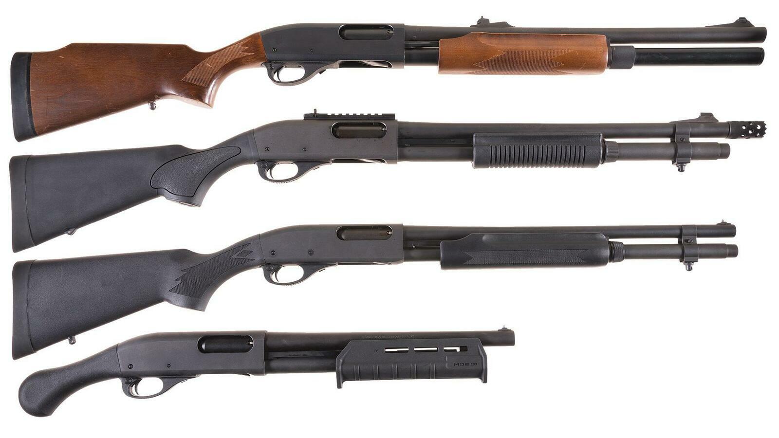 Four Remington Model 870 Pump Action Firearms Rock Island Auction 4442
