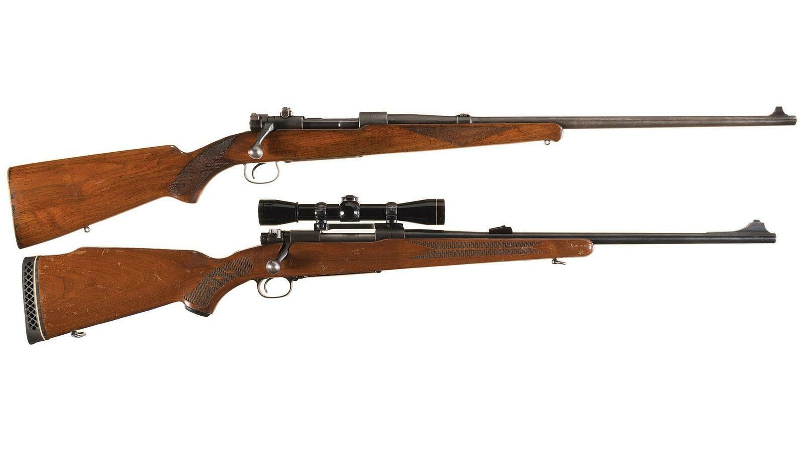 Two Winchester Bolt Action Rifles | Rock Island Auction