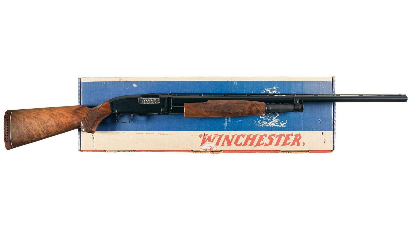 Winchester Model 12 Trap Slide Action Shotgun with Box | Rock Island ...