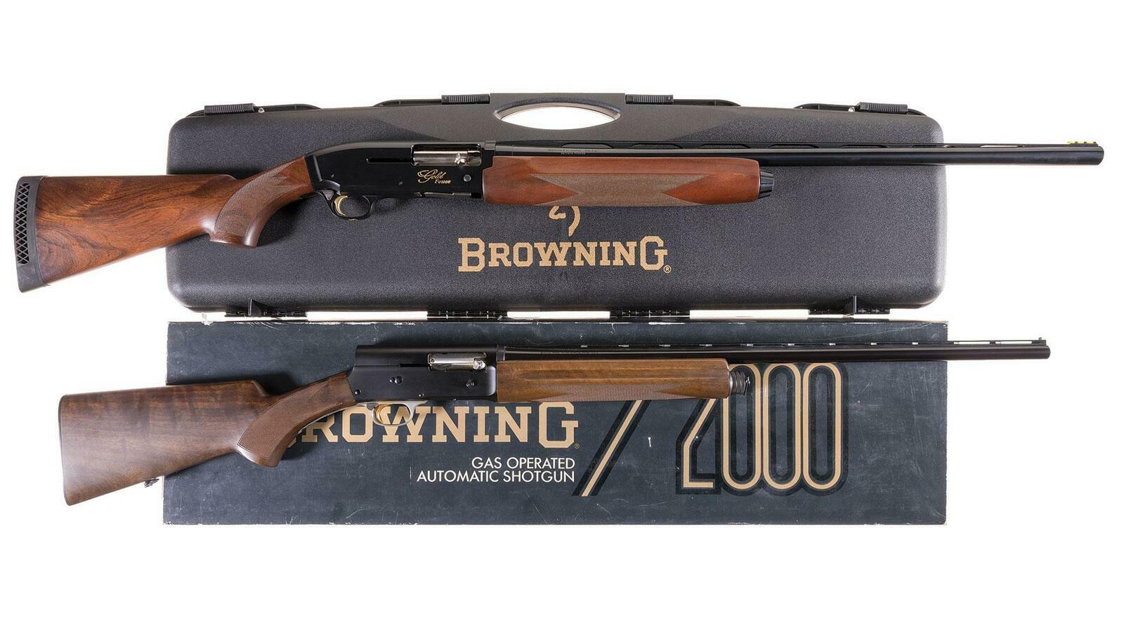 Two Boxed Browning Semi-Automatic Shotguns | Rock Island Auction