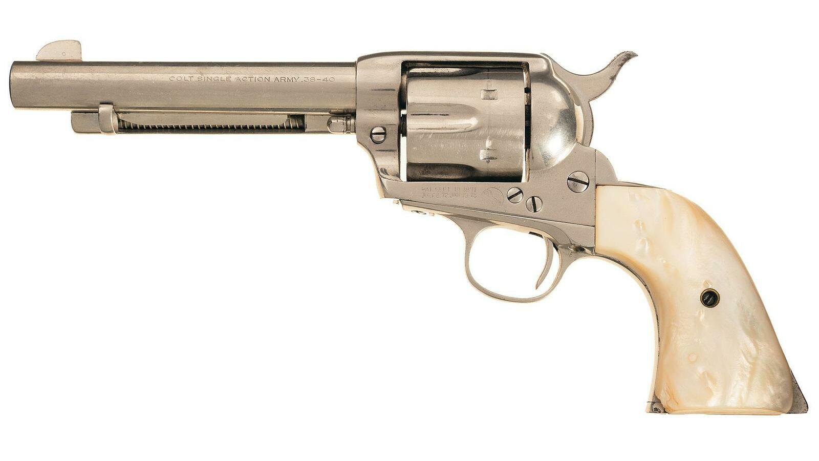 Colt Single Action Army Revolver with Pearl Grips | Rock