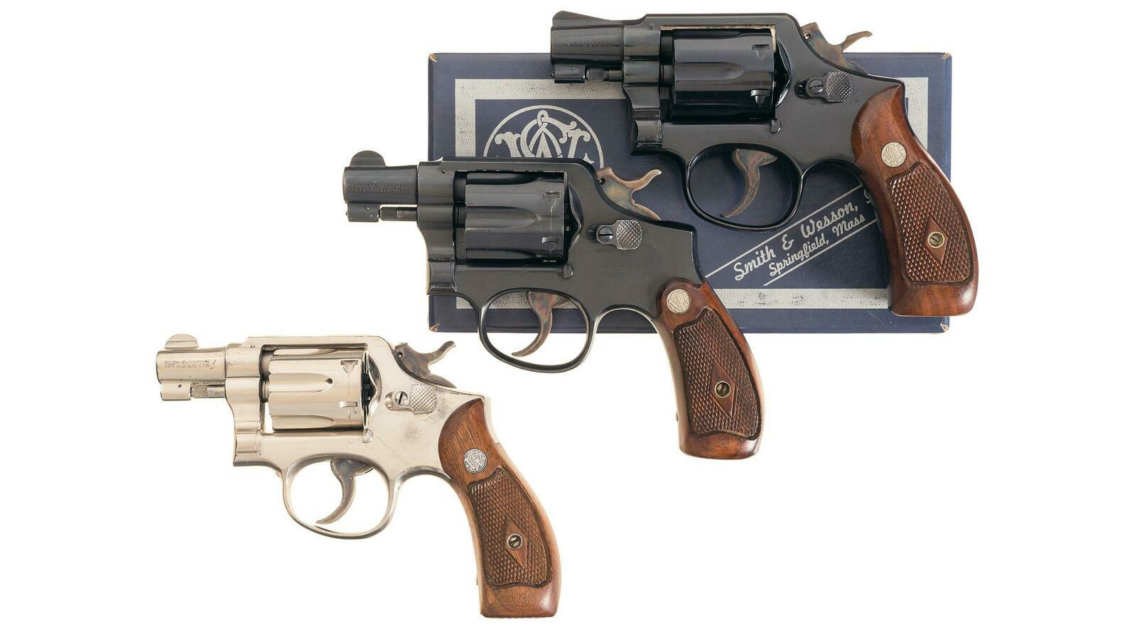 Three Smith & Wesson Double Action Revolvers | Rock Island Auction