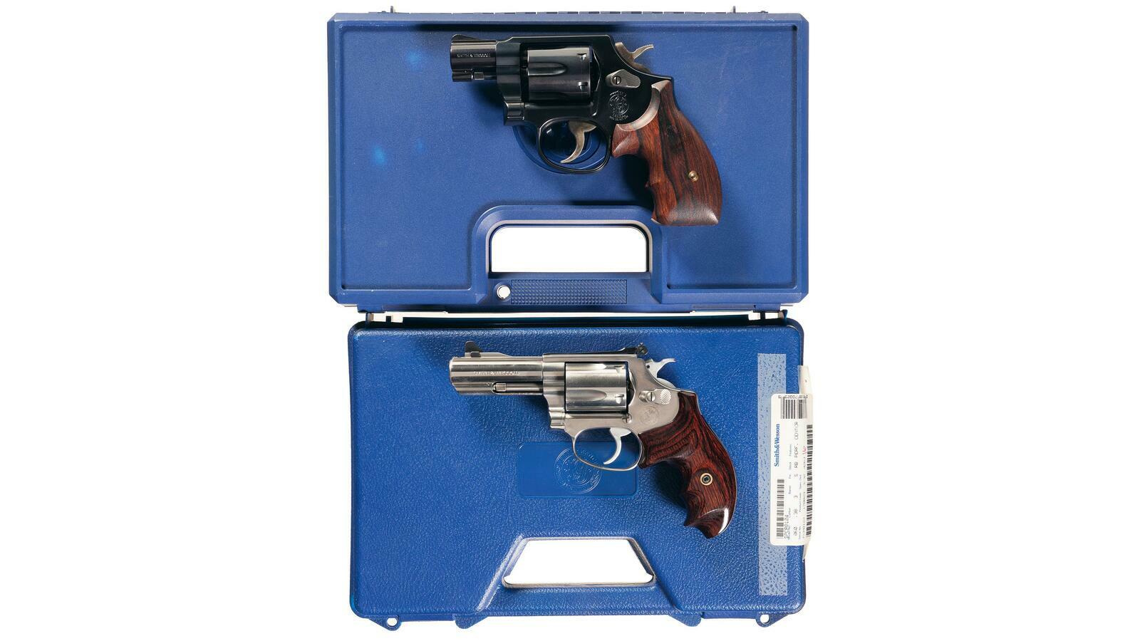 Two Smith & Wesson Double Action Revolvers with Cases | Rock Island Auction