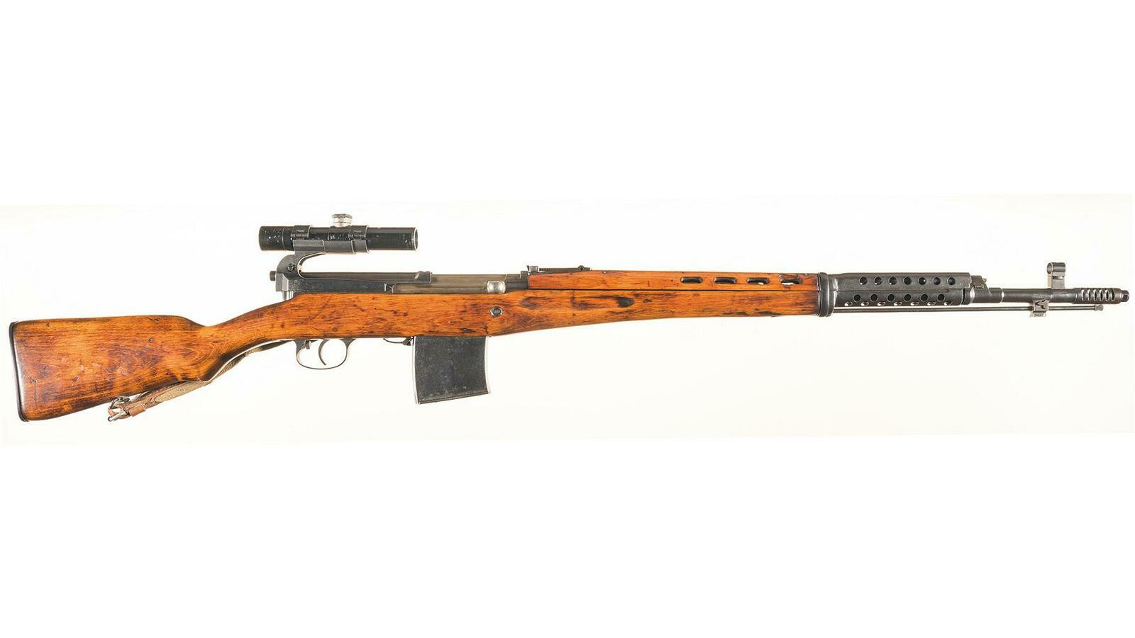 Tokarev Model 1940 SVT Sniper Style Rifle with Scope