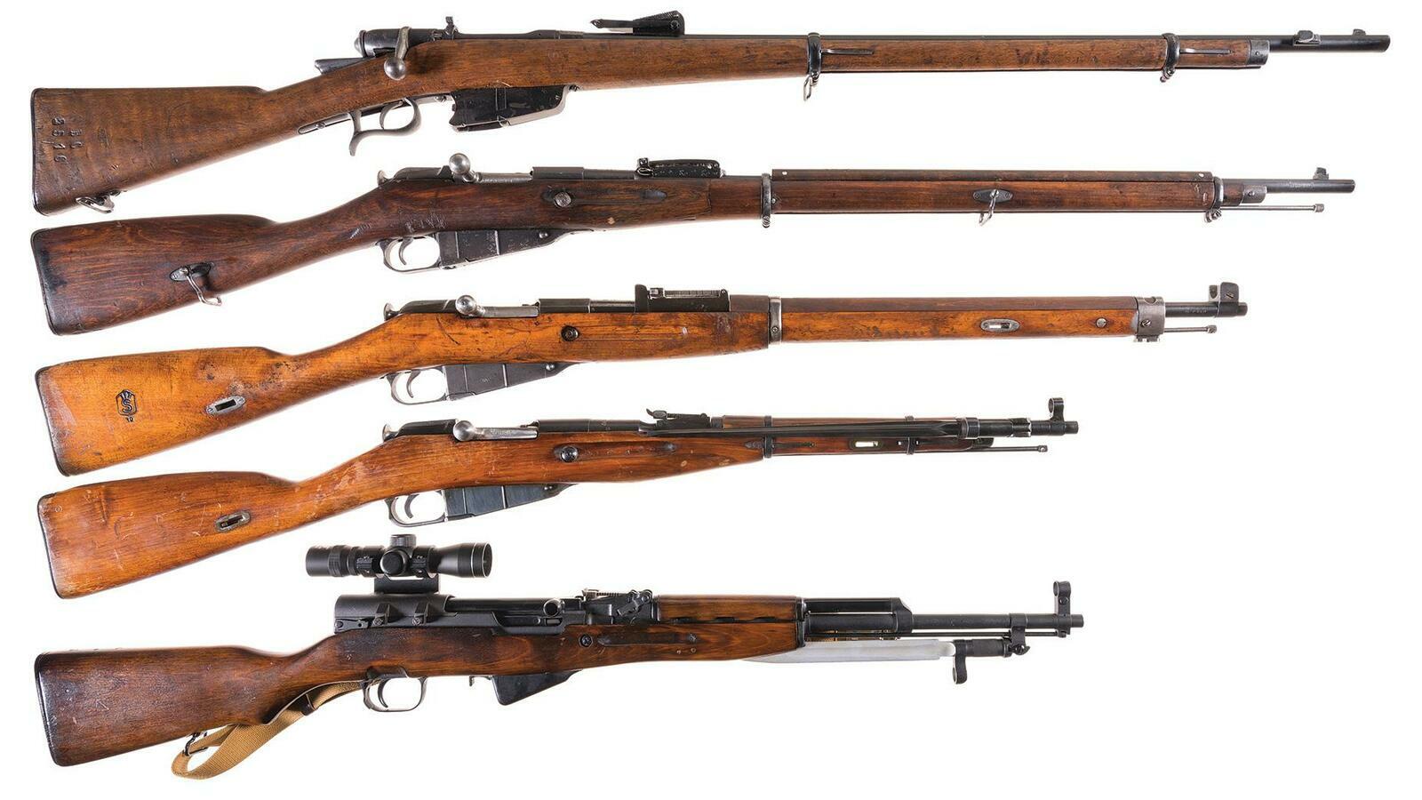 Five European Military Long Guns | Rock Island Auction