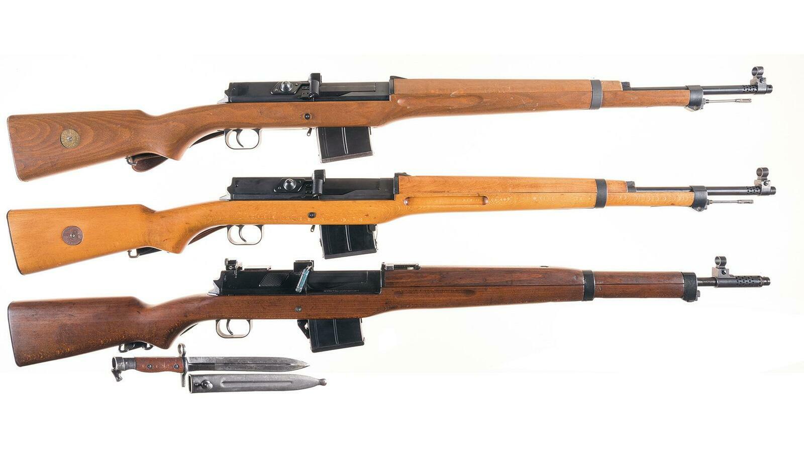 Three Military Semi-Automatic Rifles | Rock Island Auction