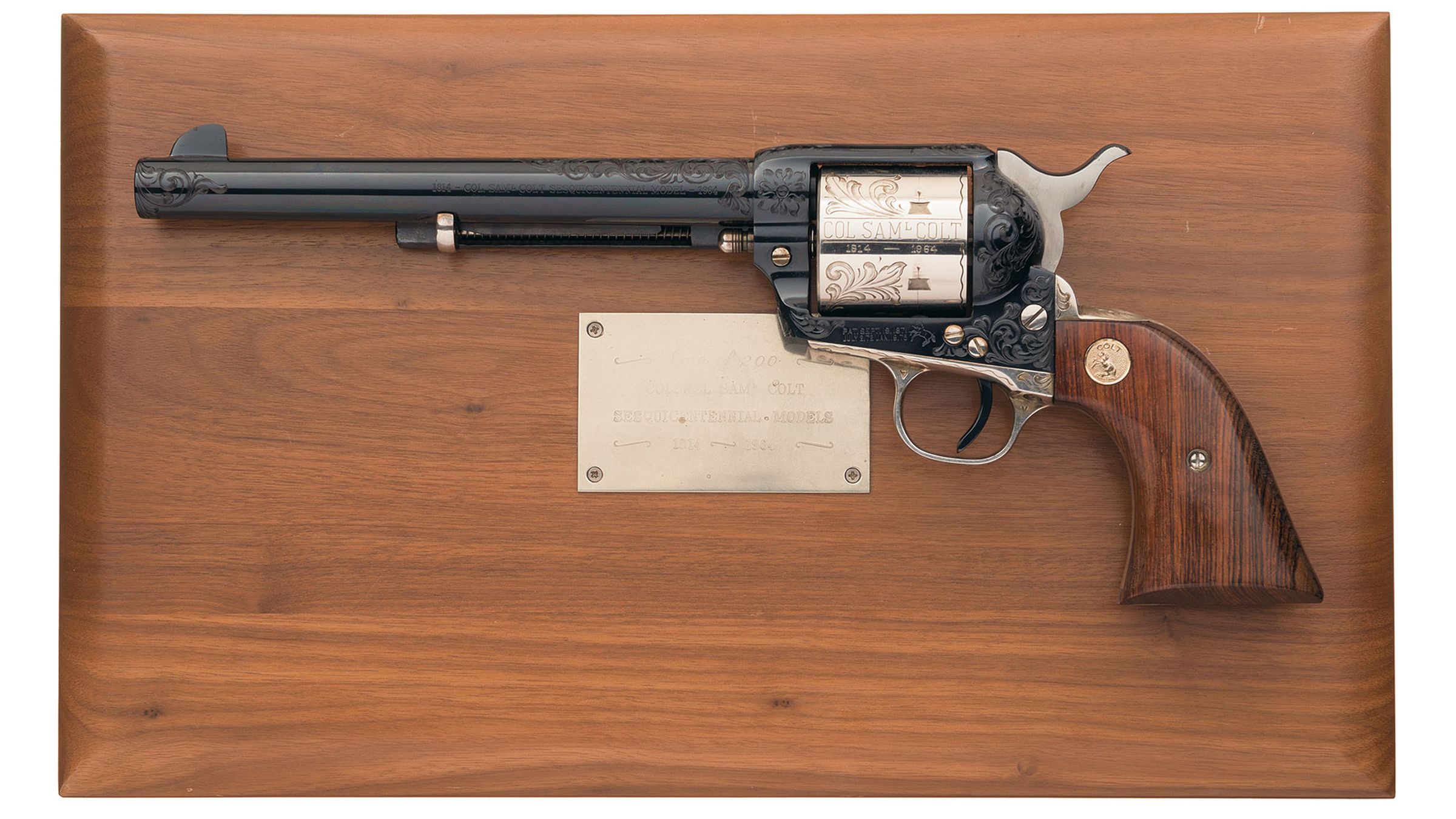 Colt Colonel Sam Colt Sesquicentennial Commemorative Revolver Rock Island Auction
