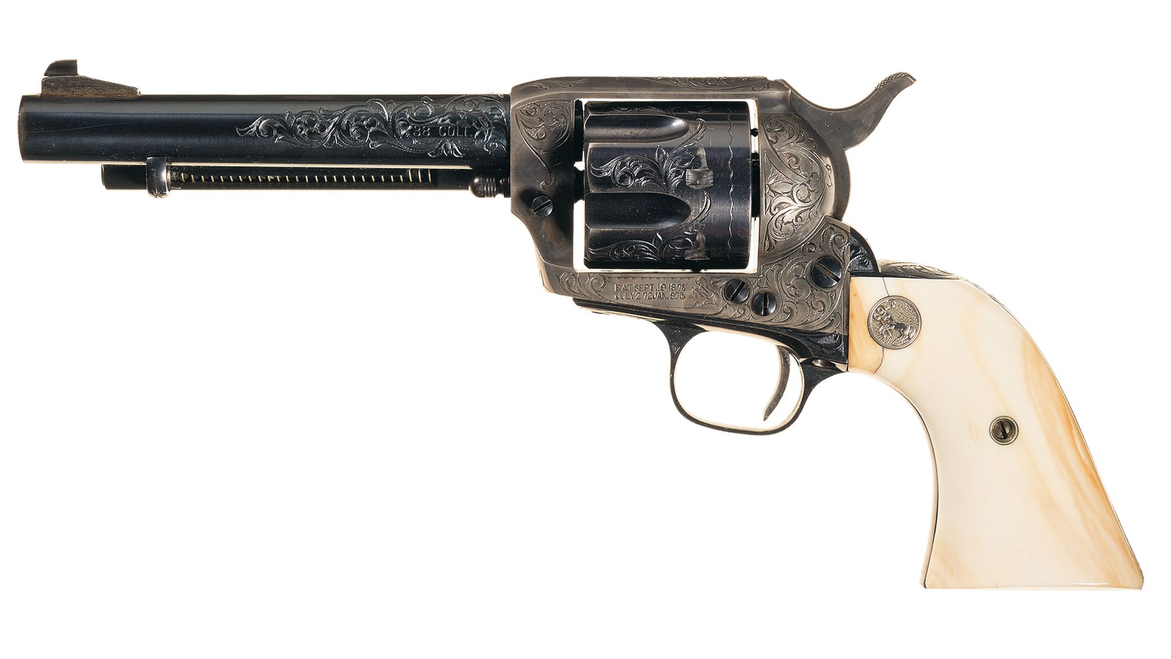 Factory Engraved 1st Gen. Colt SAA Revolver, Letter | Rock Island Auction