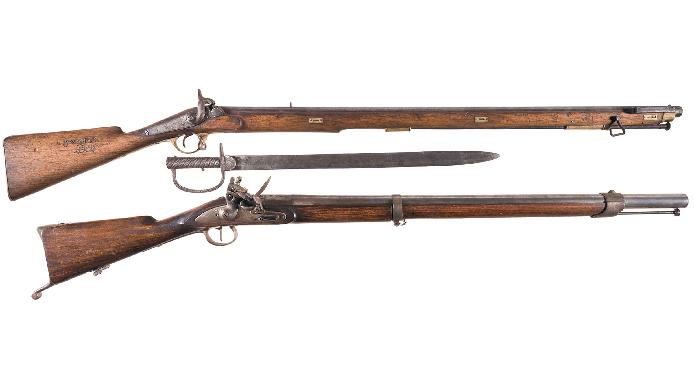 Two Antique Muskets | Rock Island Auction