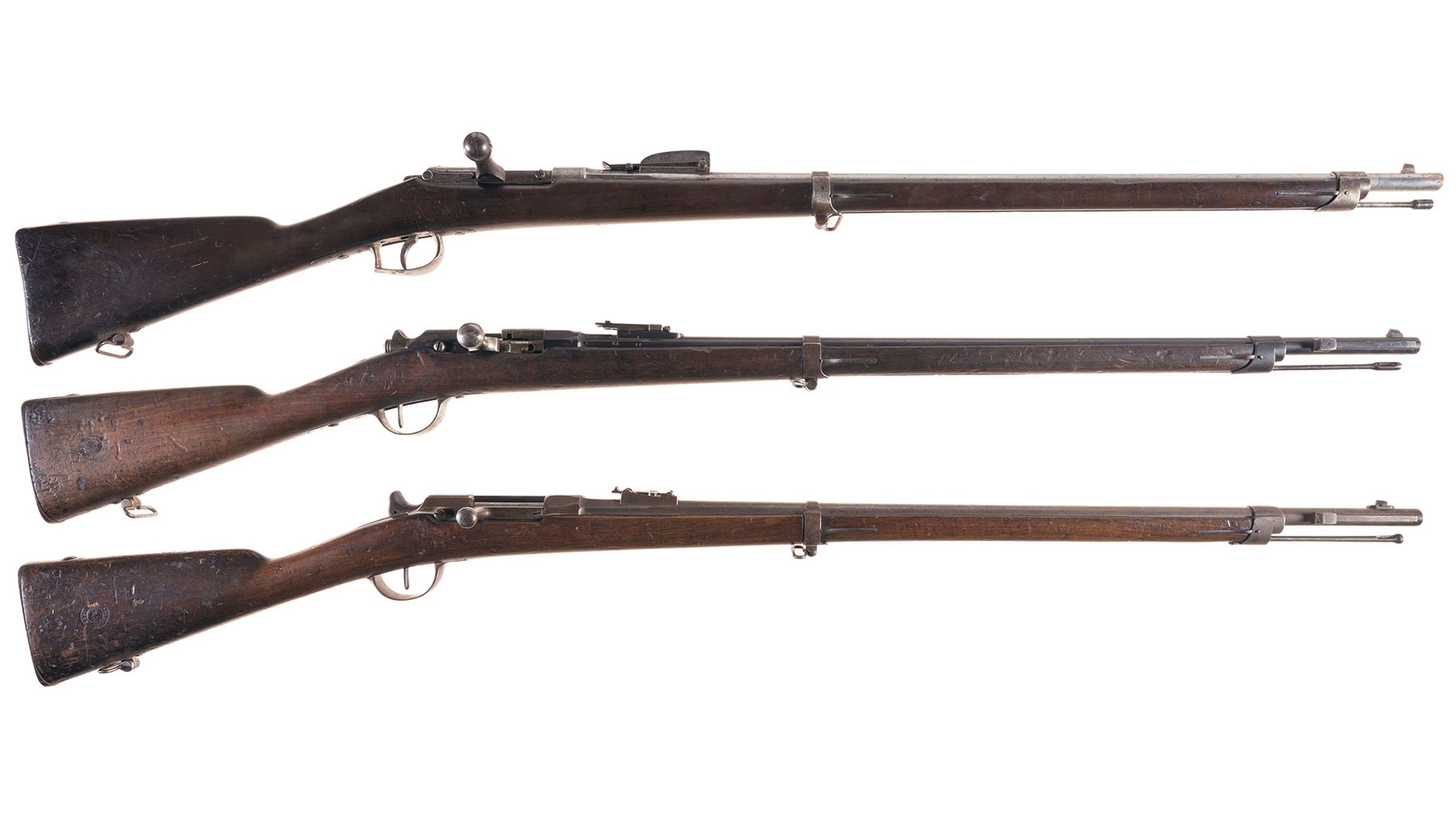 Three Antique Single Shot Rifles A Remington Rolling - vrogue.co