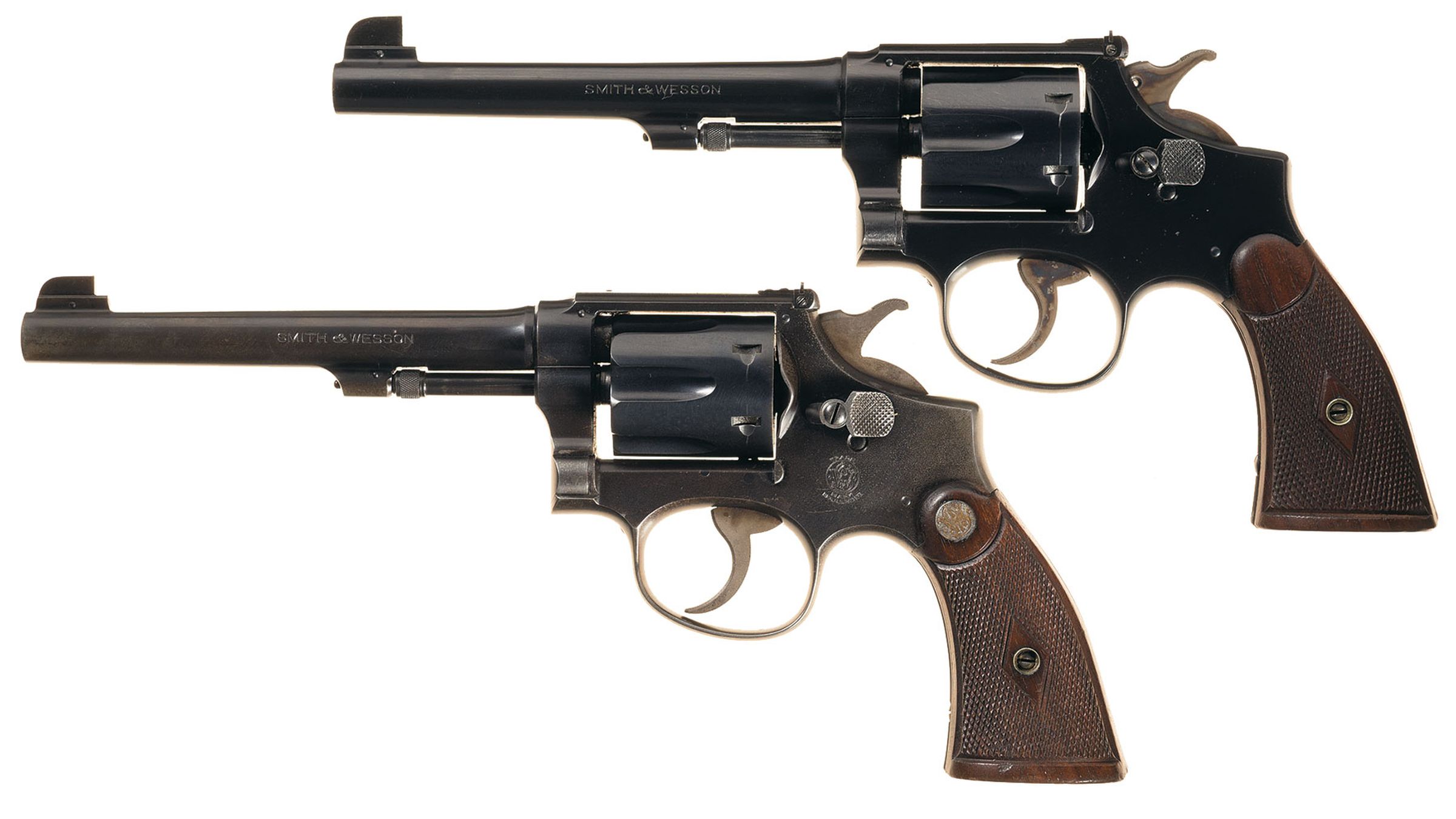 Two Smith & Wesson Double Action Revolvers | Rock Island Auction