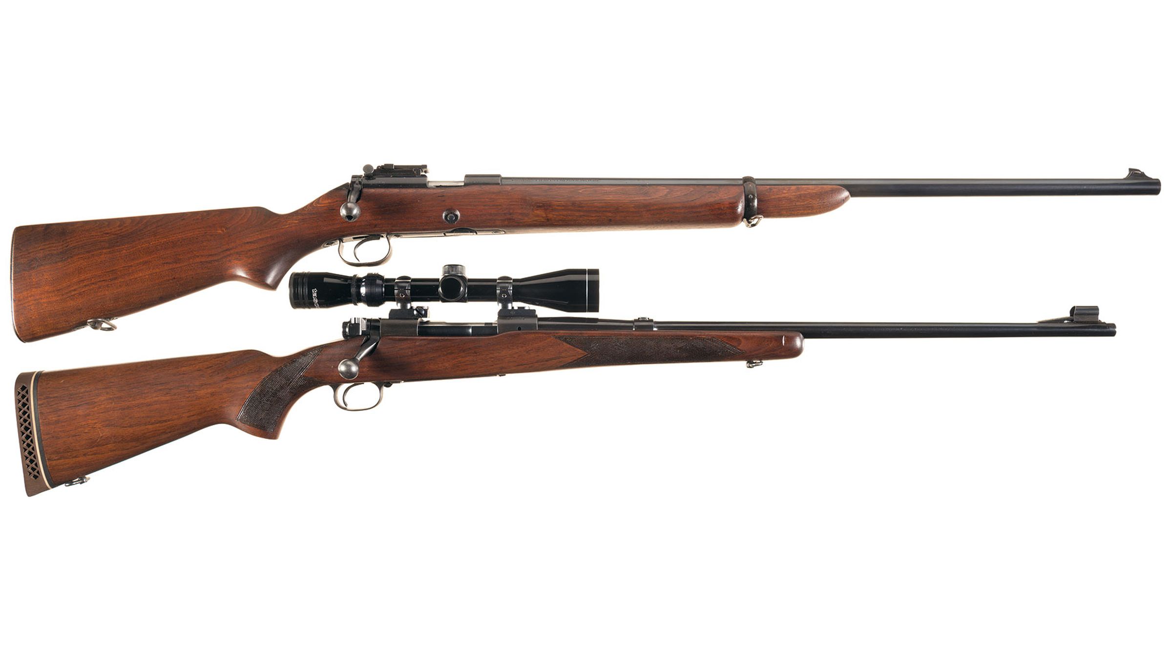 Two Winchester Bolt Action Rifles | Rock Island Auction