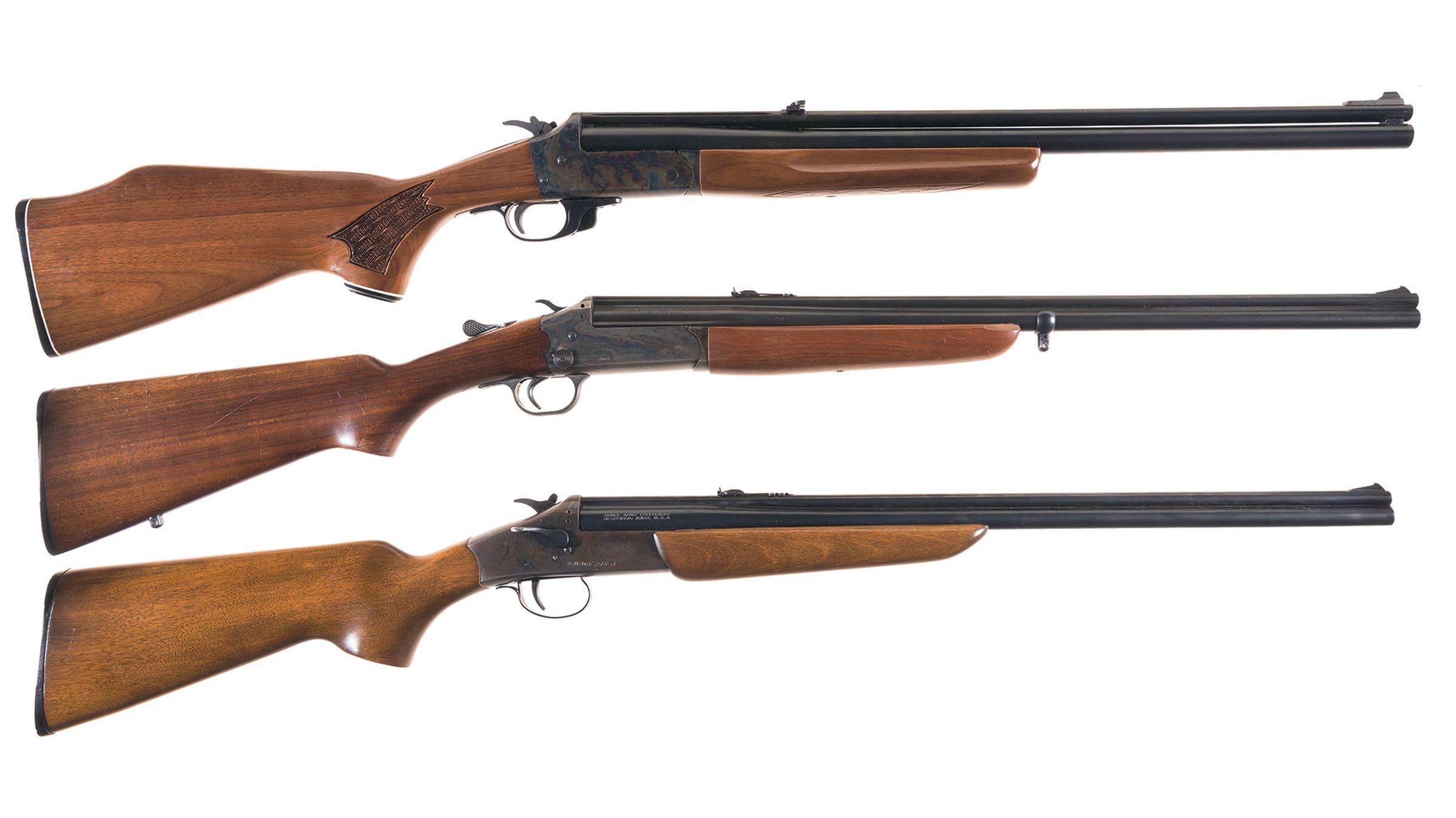 Three Savage Over/Under Combination Guns | Rock Island Auction