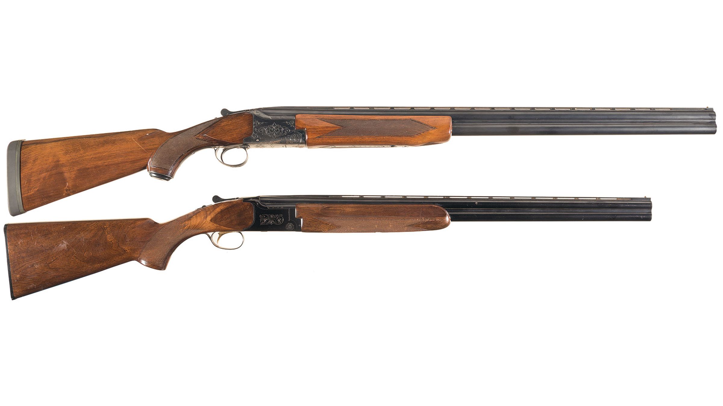 Two Engraved Over/Under Shotguns | Rock Island Auction