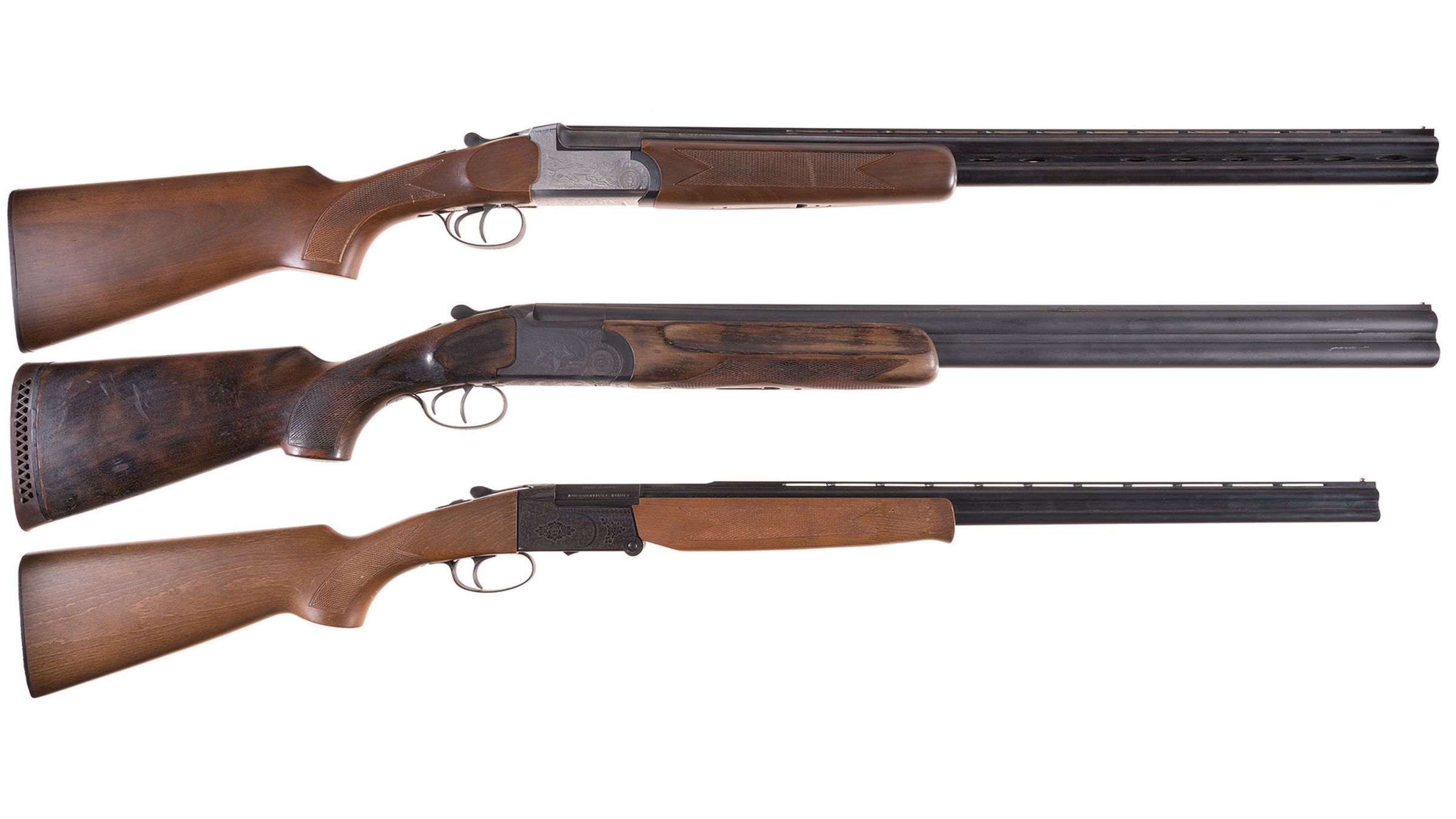 Three Engraved Over/Under Shotguns | Rock Island Auction