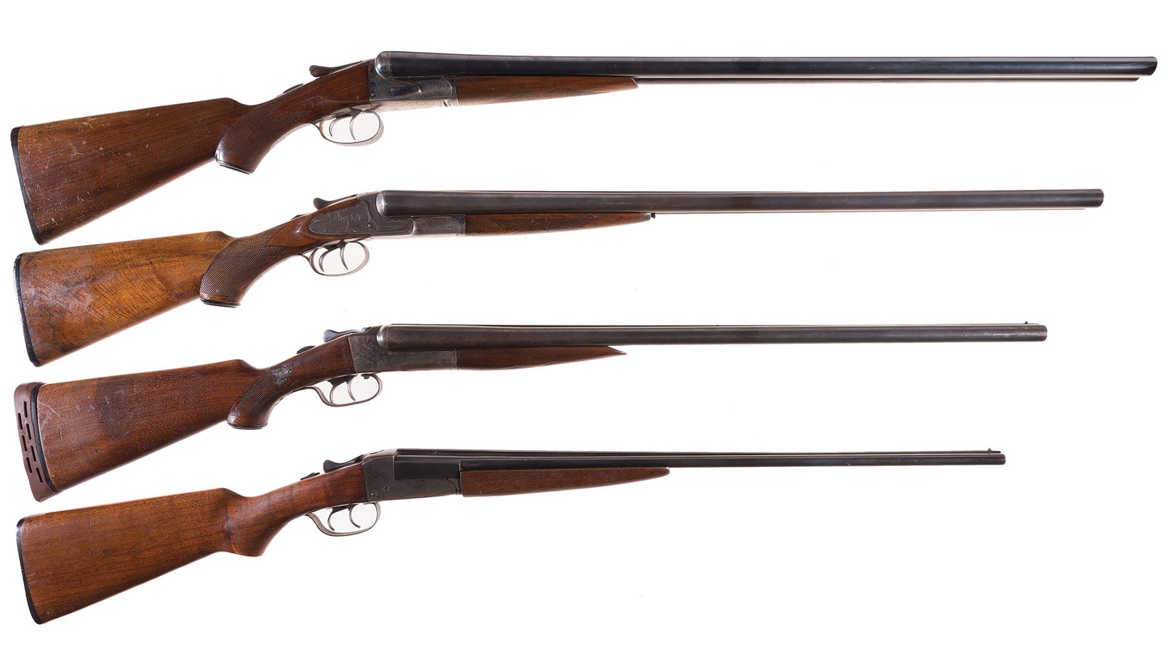 Four Double Barrel Shotguns Rock Island Auction