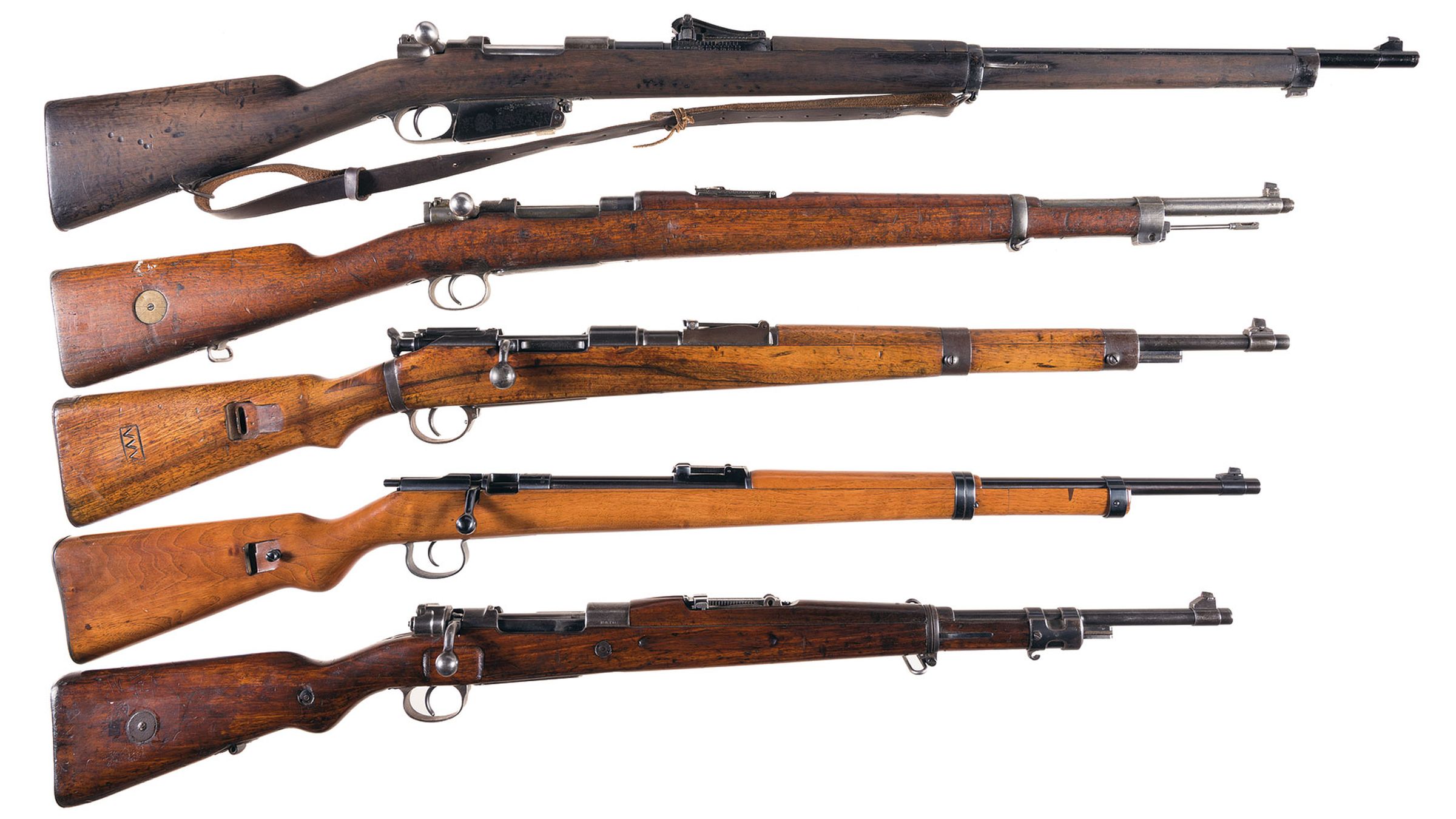 Five Military Bolt Action Rifles Rock Island Auction